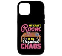 Scrapbooking My Craft Room Organized Chaos Handmade Crafter Case for iPhone 12/12 Pro