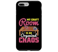 Scrapbooking My Craft Room Organized Chaos Handmade Crafter Case for iPhone 7 Plus/8 Plus