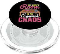 Scrapbooking My Craft Room Organized Chaos Handmade Crafter PopSockets PopGrip for MagSafe