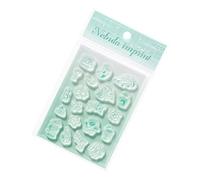 Scrapbooking Stamps - Cute Clear Silicone Scrapbooking Stamps, Decorative Stamp with Acrylic Handle, Reading Journal Stamp, Creative Scrapbooking Supplies for Books Making Binding Notebook Planner
