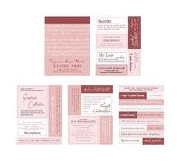 Scrapbooking Stickers - Journaling Love Words Stickers Scrapbook,Journaling Stickers Supplies Quote Phrases Stickers Decoration for Girls Craft Card Planner Accessories
