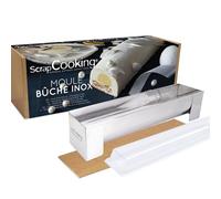 ScrapCooking 1910 Yule Log Mould with Insert Stainless Steel Multi-Coloured 30 x 8 x 6.5 cm