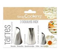 ScrapCooking - 3 Cake Nozzles - Icing Nozzles - Icing Nozzles - Icing Nozzles - Cake Dessert Decoration - 1836