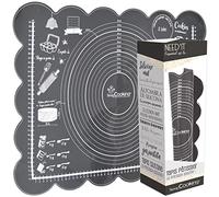 ScrapCooking 5254 Silicone Pastry Mat, Charcoal Grey, 60 x 43.5 x 0.2 cm