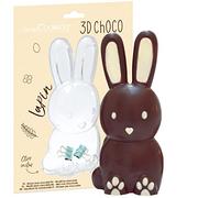 ScrapCooking - Chocolate Rabbit Baking Mould - 3D Mould for Chocolate Rabbits - Bunny Figure Chocolate from Easter - Baking Accessories Professional Quality - Chocolate Mould - 6757, Transparent