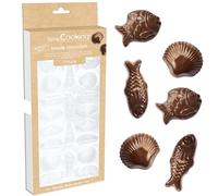 ScrapCooking Hard Sea Shells Mould for Chocolate, Clear