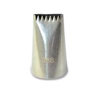 ScrapCooking Stainless Steel 1805 Piping Bag Log Nozzle - 14 x 10.8 x 3.2 cm