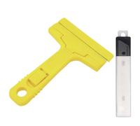 Scraper, 1 Piece Window Scraper, Wallpaper Remover with 10 Replacement Heads, 4 Inch Scraper Tool, Glass Scraper, Hob Scraper, Field Scratch Removal for Cleaning Oven