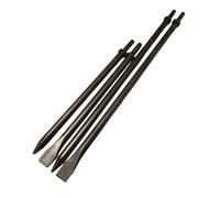 Scraper 350mm 450mm Air Pneumatic Hammer Chisels Round Collar Flat And Point Chisels Concrete Tile Air Hammer Bit