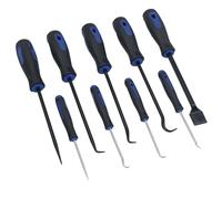 Scraper / hook and pick set 9pc removal tool o rings seals bushes AT478