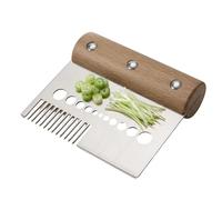 Scraper, Multi-Purpose with Multiple Holes, Kitchen Green Leaves Scraper, for Camping, Outdoor, Barbecue, Restaurant, Picnic, Thyme, Kale and Rosemary