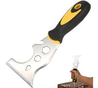 Scraper Tool, Stainless Steel 13-in-1 Painters Tool, Professional Multi Paint Stripper Tool Includes Paint Roller, Chisel Scraper Blade, Straight Scraper, Curved Scraper and More