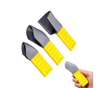 Scrapers for Cleaning - 180 Degree Bendable Quick Release Gadget, Multi Tool for Grout Trimming and Removal, Caulk Tool for Tile Wall Construction Repair Work, Heavy Duty Accessory for Exterior