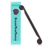 ScrapeYourTongue - #1 Daily Tongue Scraper for Oral Health. 100% Recyclable, Reusable, and Gag Proof Tongue Cleaner (4 Count (Pack of 1))