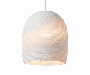 Scraplight Bell 10 Pendant Small White