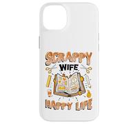 Scrappy Wife Happy Life Womens Scrapbooking Case for iPhone 14 Plus