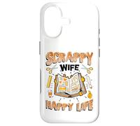 Scrappy Wife Happy Life Womens Scrapbooking Case for iPhone 17