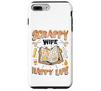 Scrappy Wife Happy Life Womens Scrapbooking Case for iPhone 7 Plus/8 Plus