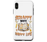 Scrappy Wife Happy Life Womens Scrapbooking Case for iPhone XS Max