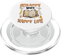 Scrappy Wife Happy Life Womens Scrapbooking PopSockets PopGrip for MagSafe