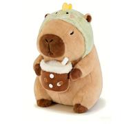 Scratch Art Capybara Plush Toy - Cute Capybara Cosplay Dinosaur - Capybara Teddy Toy - Capibara Gifts for Home Decoration and Children's Birthday Parties and Festivals