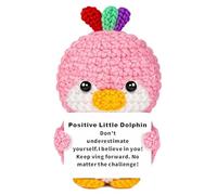 Scratch Art Handmade Positive Crochet Doll - Cute Decorative Hanging Ornamentsfor Sentimental Keepsake, Friendship Birthday, Meaningful Gift for Her (B#)