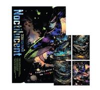 Scratch Art Paper for Adults - Glow in the Dark Scratch Painting Craft Kit | Creative Scratchboard Paper Art Set for Children, Girls, and Adults, Drawing Pad for Fun and En