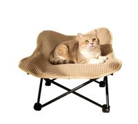 Scratch Bed - 20.87inchx20.87inch Cat Scratcher | Sisal Scratching Post, Stainless Steel Pet Bed, Cat Scratcher Resting Set, Foldable Animal Claw Activity Frame, For Garden Rest Area Kitten Relaxation