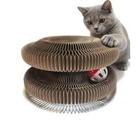 Scratch Board for Cats Interactive Accordion Magnetic Pet Supplies