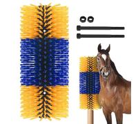 Scratch Brush for Cow, Massage Brush for Sheep with Screws, Scratch Brush for Horse Cow, Universal Scratch Brush Horse, Scratch Brush Horse for Horse, Goat, Cattle, Cows, Relieves Itching on the Back