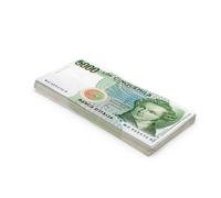 Scratch Cash 100 x ₤ 5.000 Lira Play Money (Real Size)