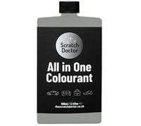 Scratch Doctor All in One Leather Colourant Self Seal Leather Dye Repair Paint for Furniture, Sofas, Car Seats (Light Grey, 100ml)