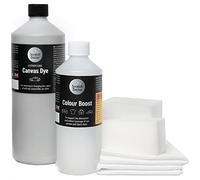 Scratch Doctor Canvas Dye Kit Restore Faded Colour on Convertible Car, Boat Roof, Awning & Soft Top (Light Grey, 500ml)