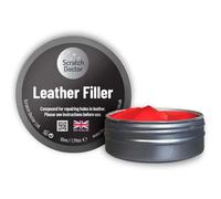 Scratch Doctor Leather Filler Repair Compound Fill Holes Cracks Scratches Scuffs on Leather Furniture Car Seats Shoes and Bags (Red, 10ml)