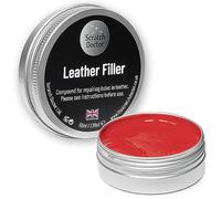 Scratch Doctor Leather Filler Repair Compound Fill Holes Cracks Scratches Scuffs on Leather Furniture Car Seats Shoes and Bags (Red, 50ml)