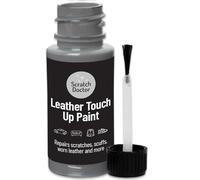 Scratch Doctor Leather Touch up Paint | For Furniture, Sofas, Cars Seats, Shoes, Handbags 15ml (Grey)
