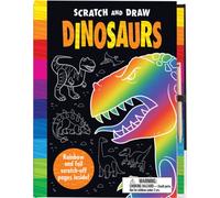 Scratch & Draw Dinosaurs - Scratch Art Activity Book