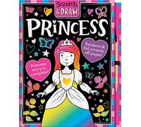 Scratch & Draw Princess – Scratch Art Activity Book (Scratch and Draw)