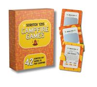 SCRATCH 'EMS Campfire Games Scratch-Off Cards - Camping Games for Kids & Families | Camp Toys & Activities, Camp Gear Essentials, Outdoor Fun, Screen-Free Game Night, Camping Books Alternative