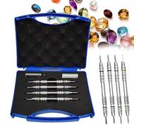 Scratch Hardness Tester Pen 2-9, Dual Head Design with Storage Box, Quick and Easy Scratch Testing for Minerals, Jewelry, Jade, and Glass