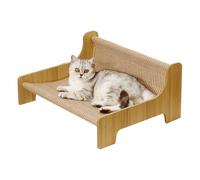 Scratch Lounge Cat Bed - Cat Scratching Pad | 2-in-1 Sisal Training Toy, Pet Supplies for Resting and Playing, Protection for Indoor, Living Room, Balcony and Patio Furniture