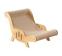 Scratch Lounge Cat Bed, Cat Scratching Pad, Sisal Scratcher Bed, Non-Slip Base, Double-Function Design, 53x31x32cm/20.87x12.2x12.6 Inches, For Kittens And Adults Scratch Furniture Protector