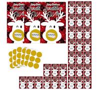 Scratch Off Cards, 36 Piece Scratch Off Merry Christmas Toy, Fun Playing Cards Tabletop, For Children Birthday Boys Parent Couples Teens Travel Outdoor Camping Beach Road Trip