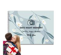 Scratch Off Games for Couples - Adventure Date Night Book, Romantic Couple Photo Album with Fun Challenges | Creative Newlyweds Scratch Activities for Partner, Memory Building