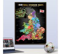 Scratch off Maps England Non League Football Stadium