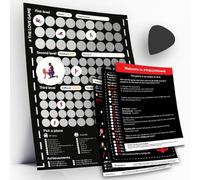 Scratch Off Poster with 169 Love Tasks - Date Night Ideas and Conversations for Any Couples Build Fun memorise with Your Partner