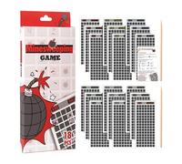 Scratch Off Puzzle Game - Interactive Challenge Board with Hidden | Fun Brain Teaser Activity Tool for Adults Kids Family Game Night Travel Entertainment Unique Gift Idea for Puzzle Enthusiasts