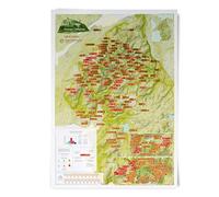 Scratch Off Snowdonian Climbs Print - Wales - 42 (h) x 59.4 (w) cm