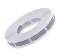 Scratch Off Stickers 4000 Pcs Manual Scratch Off Sticker Labels Grey Tape in Rolls Coding Overlay Film Game Wedding for DIY(6x26mm)