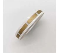 Scratch Off Stickers 5 Rolls 1000pcs/Roll Scratch Off Sticker 6x22mm Label Gold/Red for Cover Card Wedding Party Game Stickers for DIY(Gold)